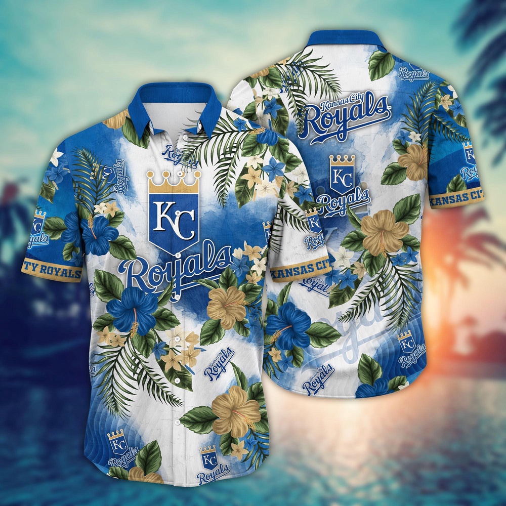 MLB Kansas City Royals Hawaiian Shirt Pitch Perfect Bloom Gift For Fans