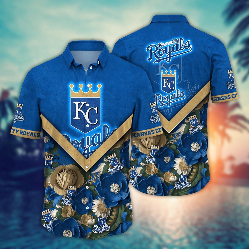 MLB Kansas City Royals Hawaiian Shirt Summer Swing For Sport Fan