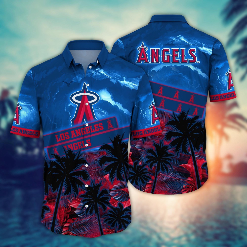 MLB Los Angeles Angels Hawaiian Shirt Aloha Spirit Soars Gift For Fans