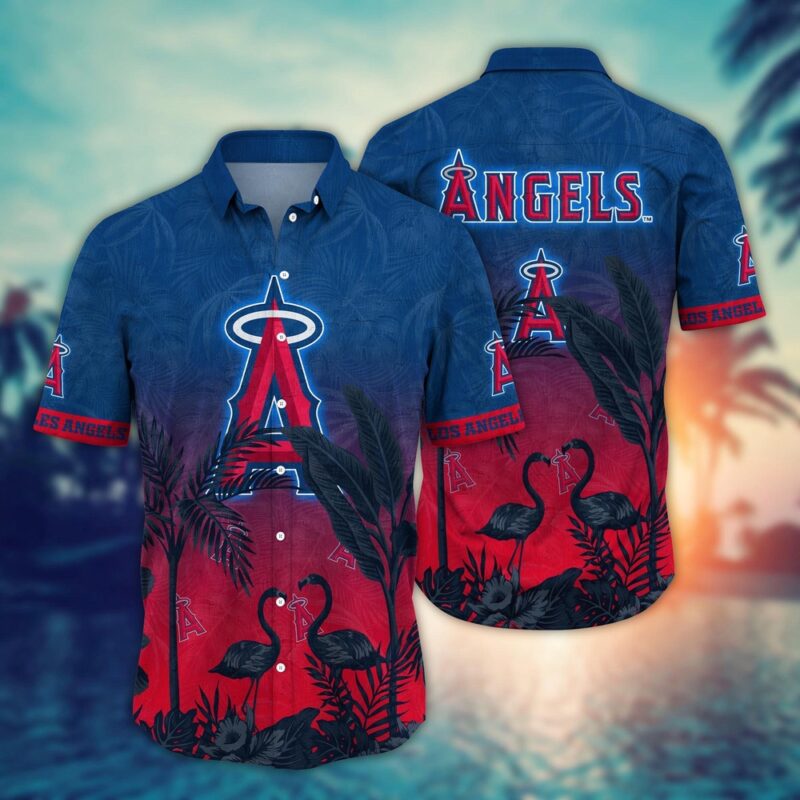 MLB Los Angeles Angels Hawaiian Shirt Chase the Sunset Gift For Fans