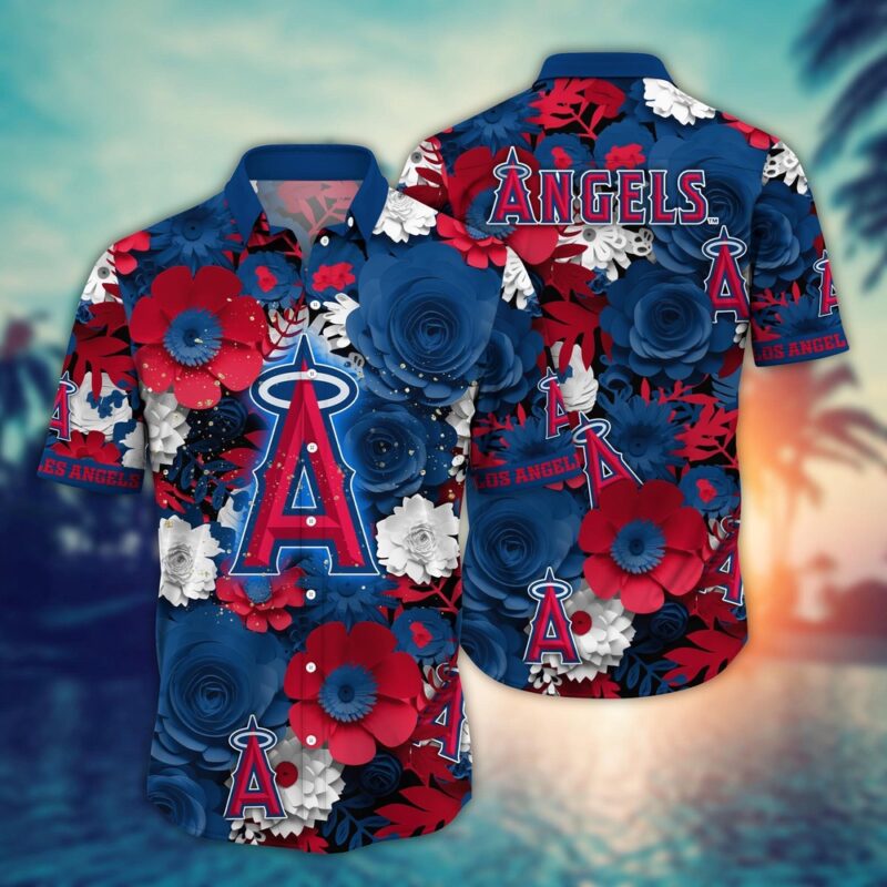 MLB Los Angeles Angels Hawaiian Shirt Diamond Dreams For Sport Fan