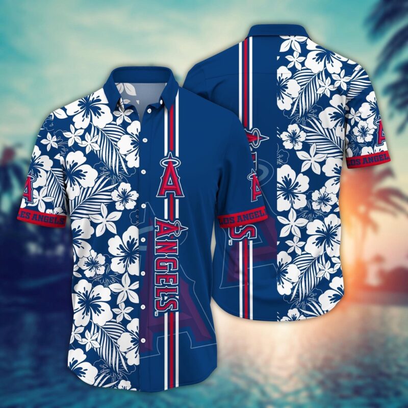 MLB Los Angeles Angels Hawaiian Shirt Swing Into Summer For Sports Fans