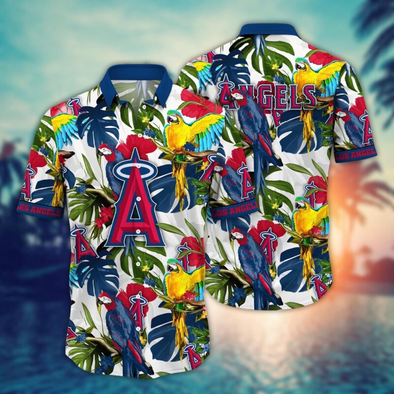 MLB Los Angeles Angels Hawaiian Shirt Victory In Bloom Gift For Fans