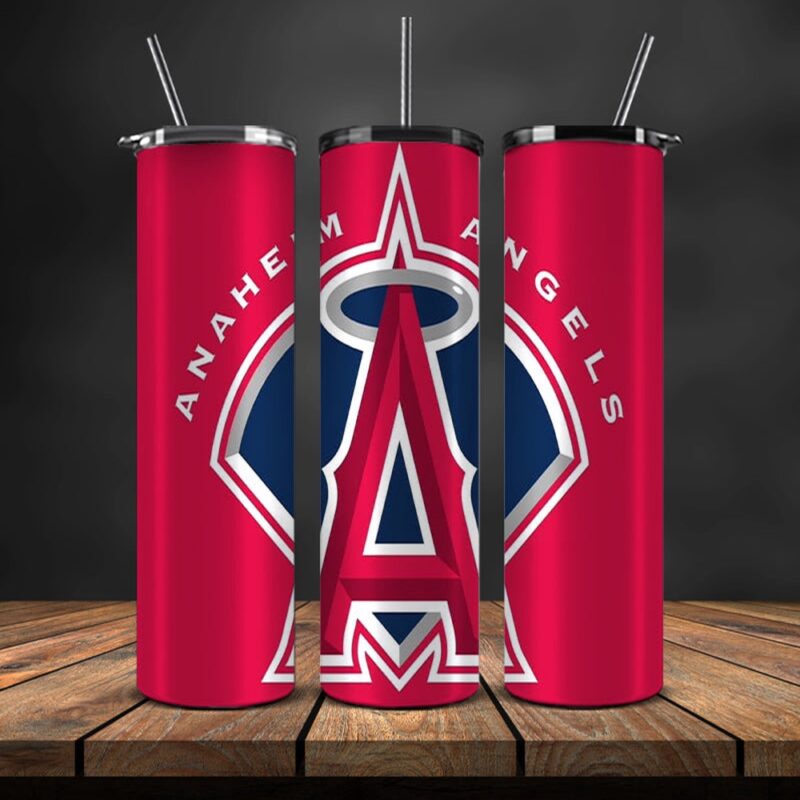 MLB Los Angeles Angels Skinny Tumbler Beverage Blissful Victory