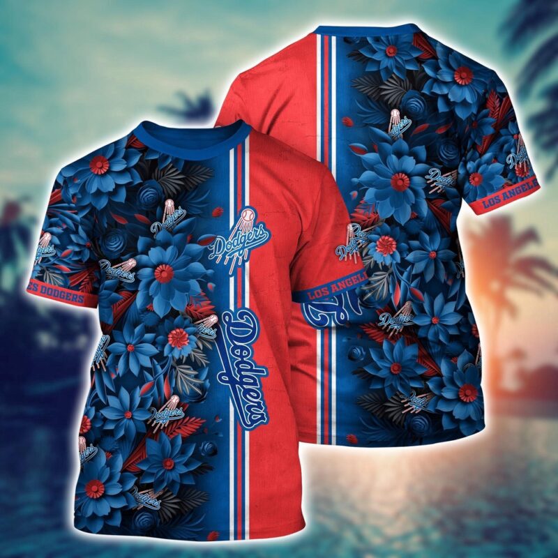 MLB Los Angeles Dodgers 3D T-Shirt Aloha Grand Slam For Sports Enthusiasts