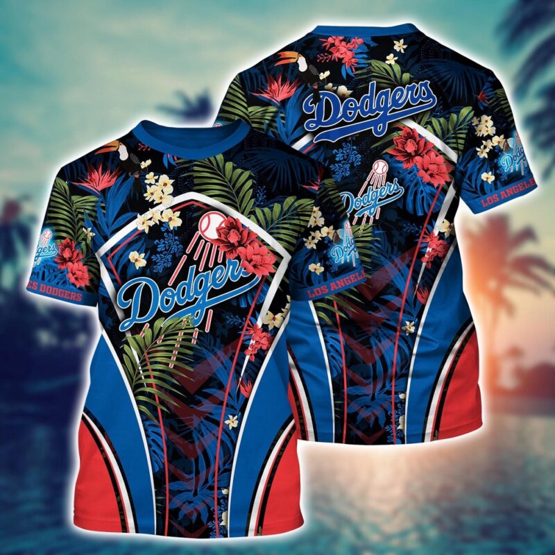 MLB Los Angeles Dodgers 3D T-Shirt Baseball Bliss For Fans Baseball