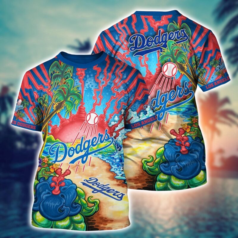 MLB Los Angeles Dodgers 3D T-Shirt Masterpiece Parade For Sports Enthusiasts
