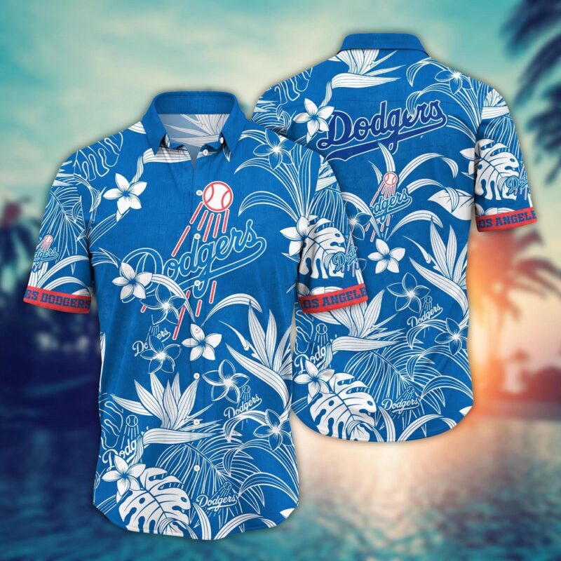 MLB Los Angeles Dodgers Hawaiian Shirt Breeze Through Summer Gift For Fans