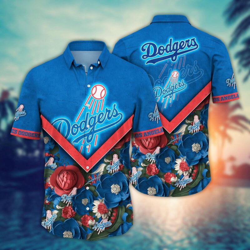 MLB Los Angeles Dodgers Hawaiian Shirt Summer Swing For Sport Fan
