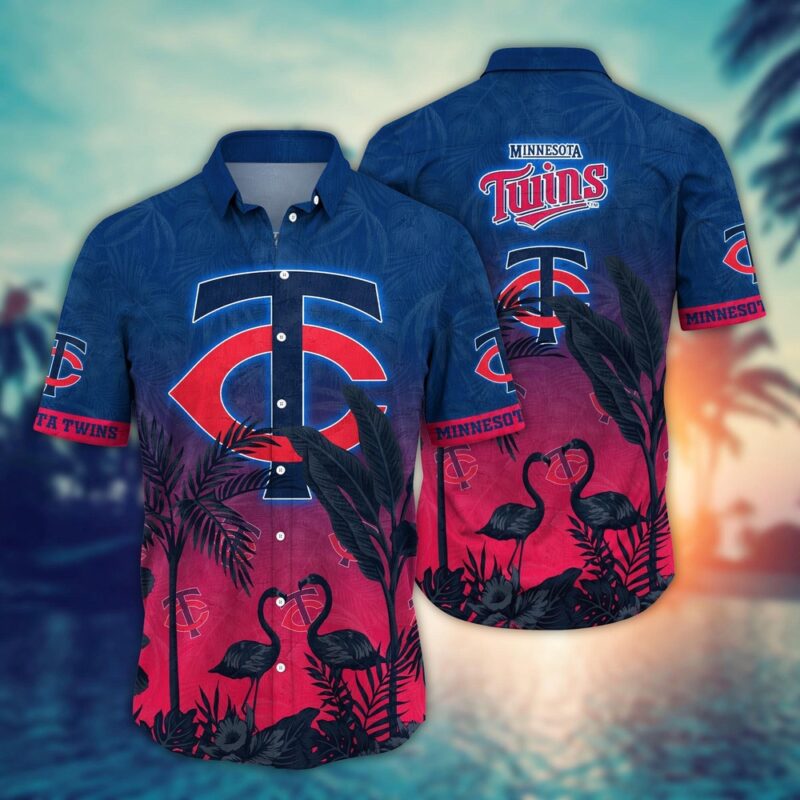 MLB MInnesota TwIns Hawaiian Shirt Chase the Sunset Gift For Fans