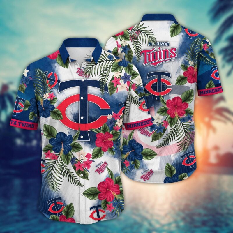 MLB MInnesota TwIns Hawaiian Shirt Pitch Perfect Bloom Gift For Fans