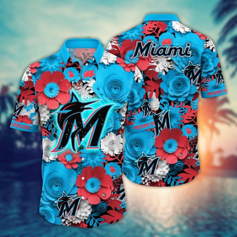 MLB Miami Marlins Hawaiian Shirt Diamond Dreams For Sport Fan