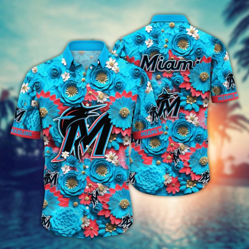 MLB Miami Marlins Hawaiian Shirt Hitting Fashion Highs For Fans