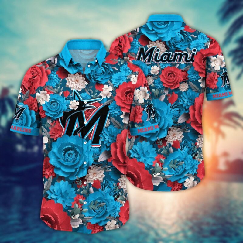 MLB Miami Marlins Hawaiian Shirt Home Run Style For Sport Fan
