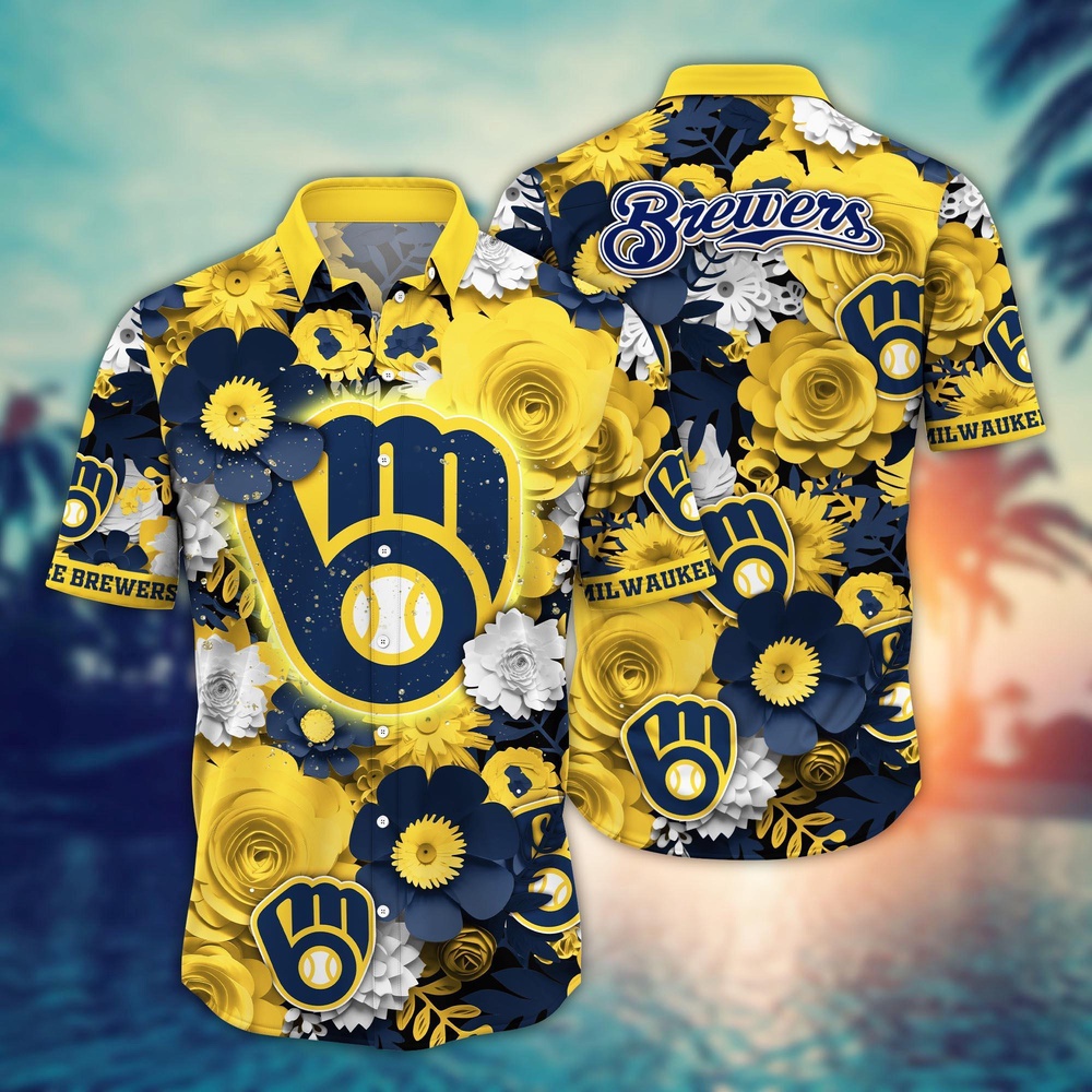 MLB Milwaukee Brewers Hawaiian Shirt Diamond Dreams For Sport Fan