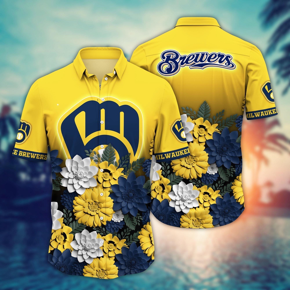 MLB Milwaukee Brewers Hawaiian Shirt Hawaiian Heatwave For Sport Fan