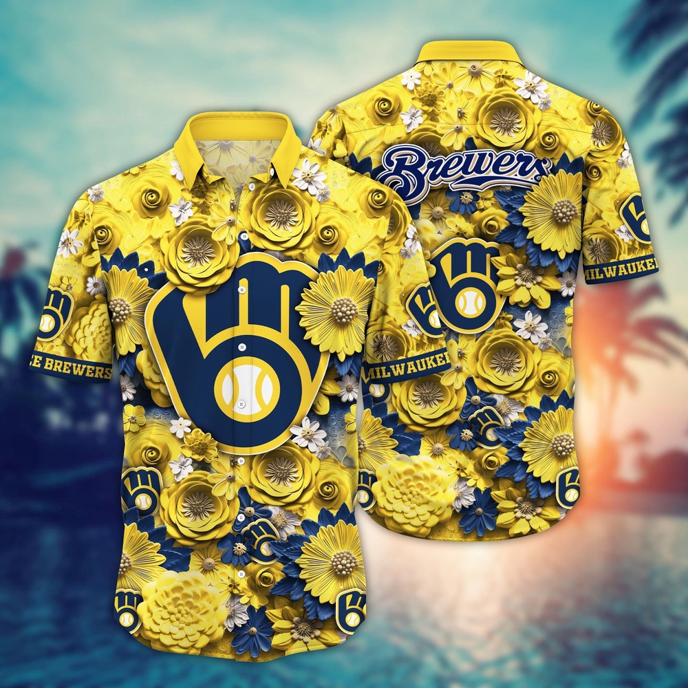 MLB Milwaukee Brewers Hawaiian Shirt Hitting Fashion Highs For Fans