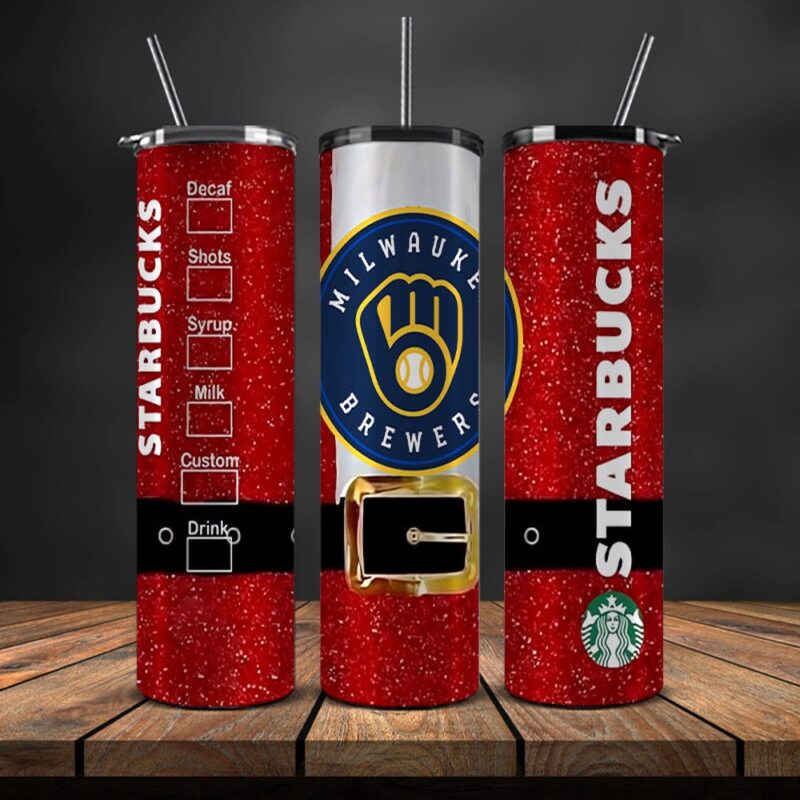 MLB Milwaukee Brewers Skinny Tumbler Elegance In Every Quench