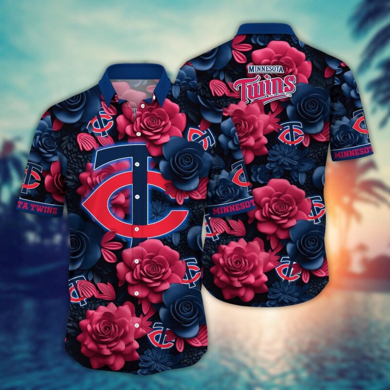 MLB Minnesota Twins Hawaiian Shirt Flower Aloha Style Unleashed For Fans