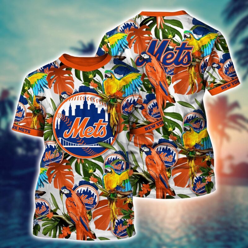 MLB New York Mets 3D T-Shirt Symphony Bliss For Sports Enthusiasts