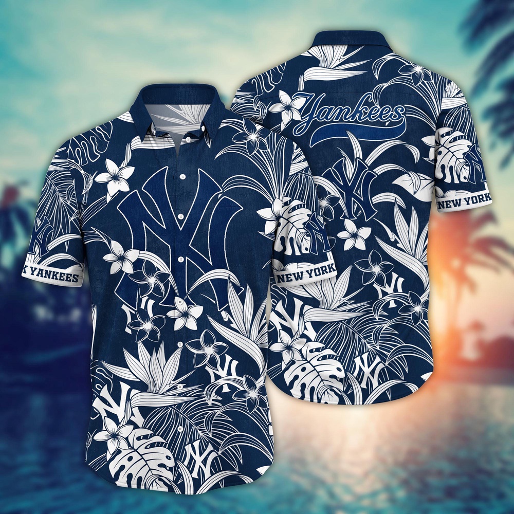 MLB New York Yankees Hawaiian Shirt Breeze Through Summer Gift For Fans