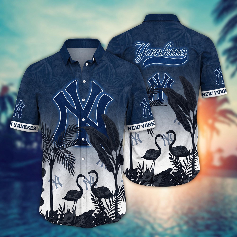 MLB New York Yankees Hawaiian Shirt Chase the Sunset Gift For Fans