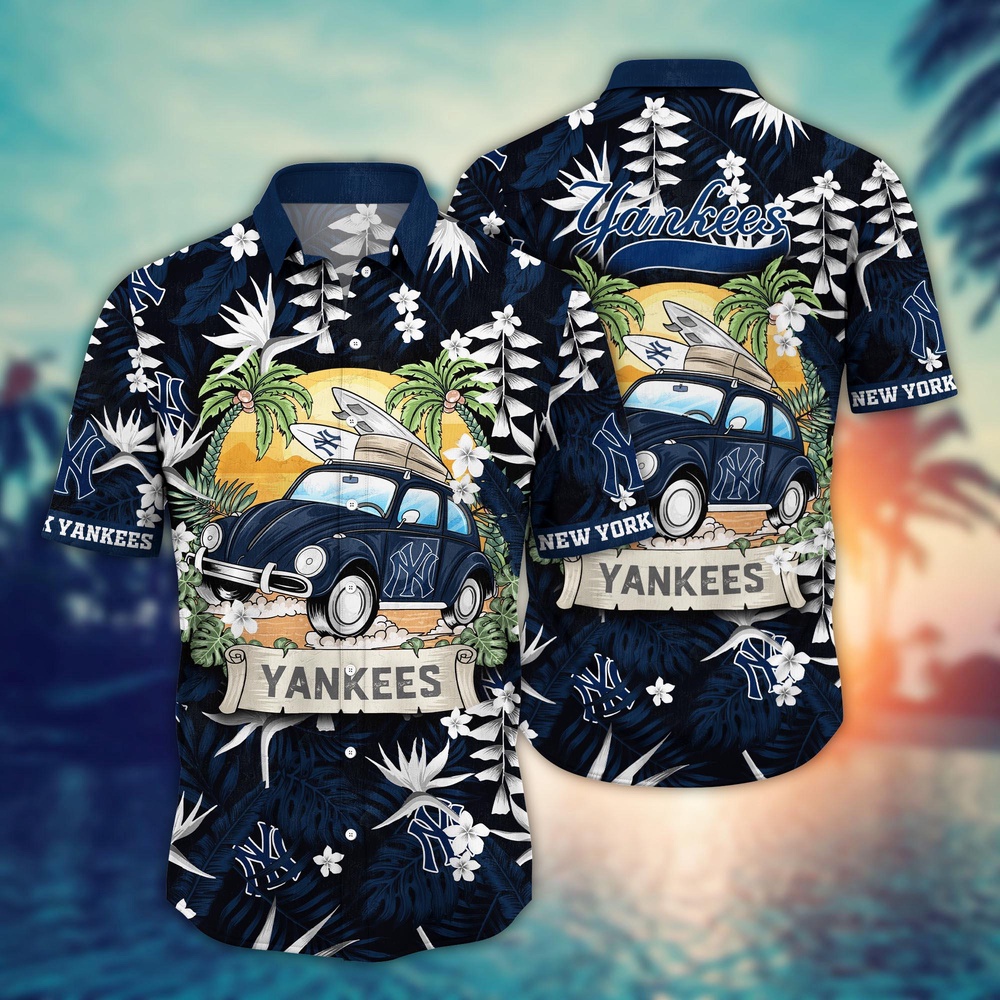 MLB New York Yankees Hawaiian Shirt Summer Heatwave For Sports Fans