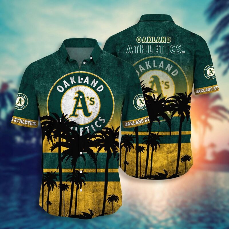 MLB Oakland Athletics Hawaiian Shirt Swing Stylishly For Fans