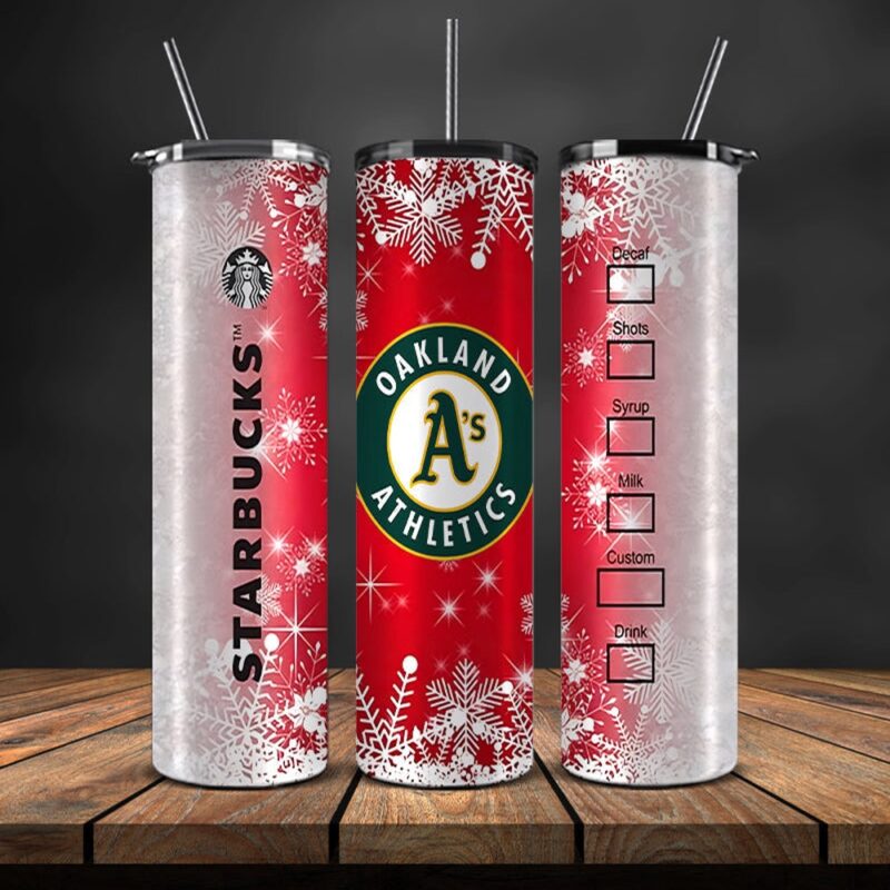 MLB Oakland Athletics Skinny Tumbler Game Day Sips And Cheer