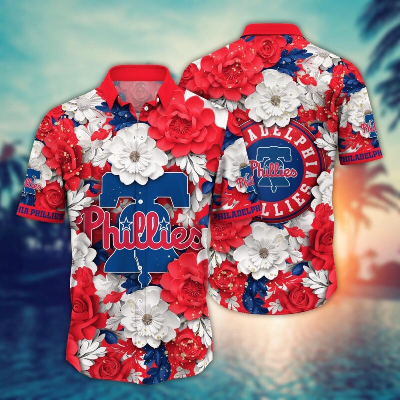 MLB Philadelphia Phillies Hawaiian Shirt Aloha Spirit At Every Base For Sport Fan