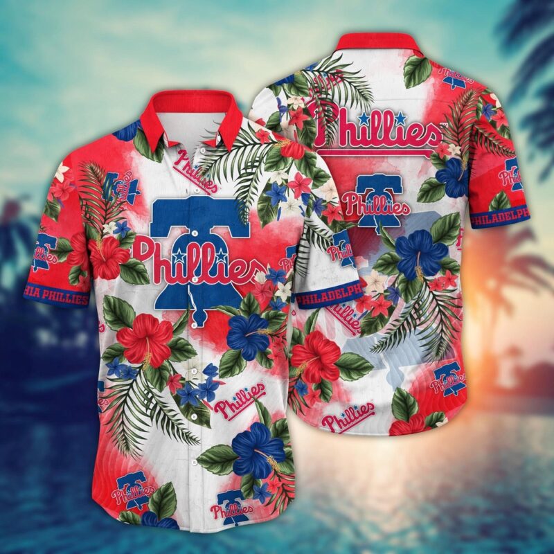 MLB Philadelphia Phillies Hawaiian Shirt Pitch Perfect Bloom Gift For Fans