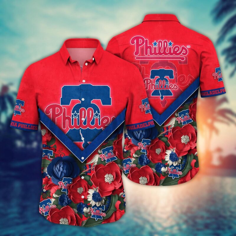 MLB Philadelphia Phillies Hawaiian Shirt Summer Swing For Sport Fan