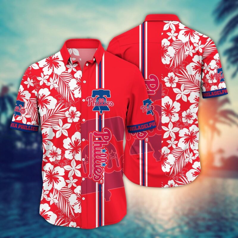 MLB Philadelphia Phillies Hawaiian Shirt Swing Into Summer For Sports Fans