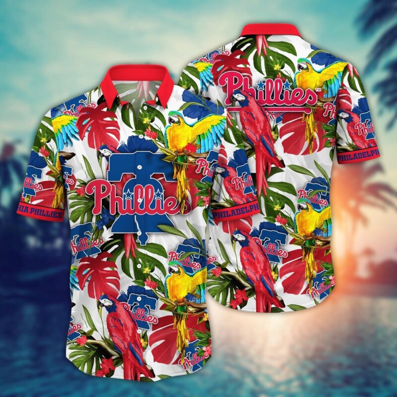 MLB Philadelphia Phillies Hawaiian Shirt Victory In Bloom Gift For Fans