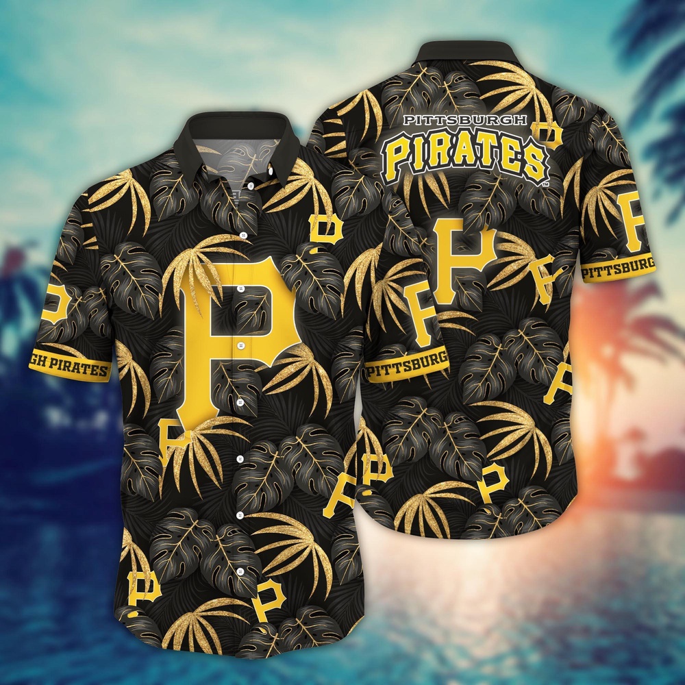 MLB Pittsburgh Pirates Hawaiian Shirt Floral Symphony Gift For Fans