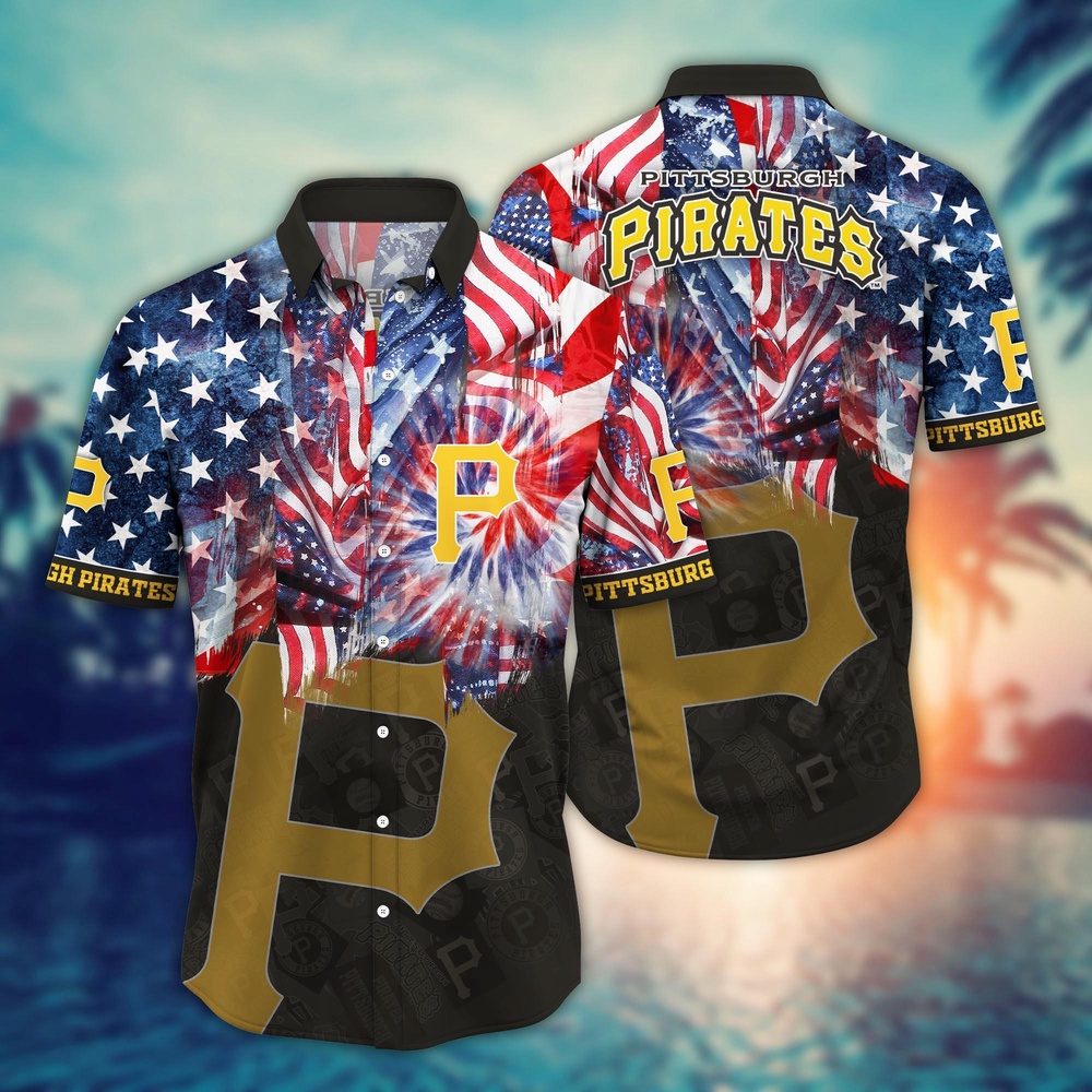 MLB Pittsburgh Pirates Hawaiian Shirt Flower Game Day Aloha MLB Style For Fans