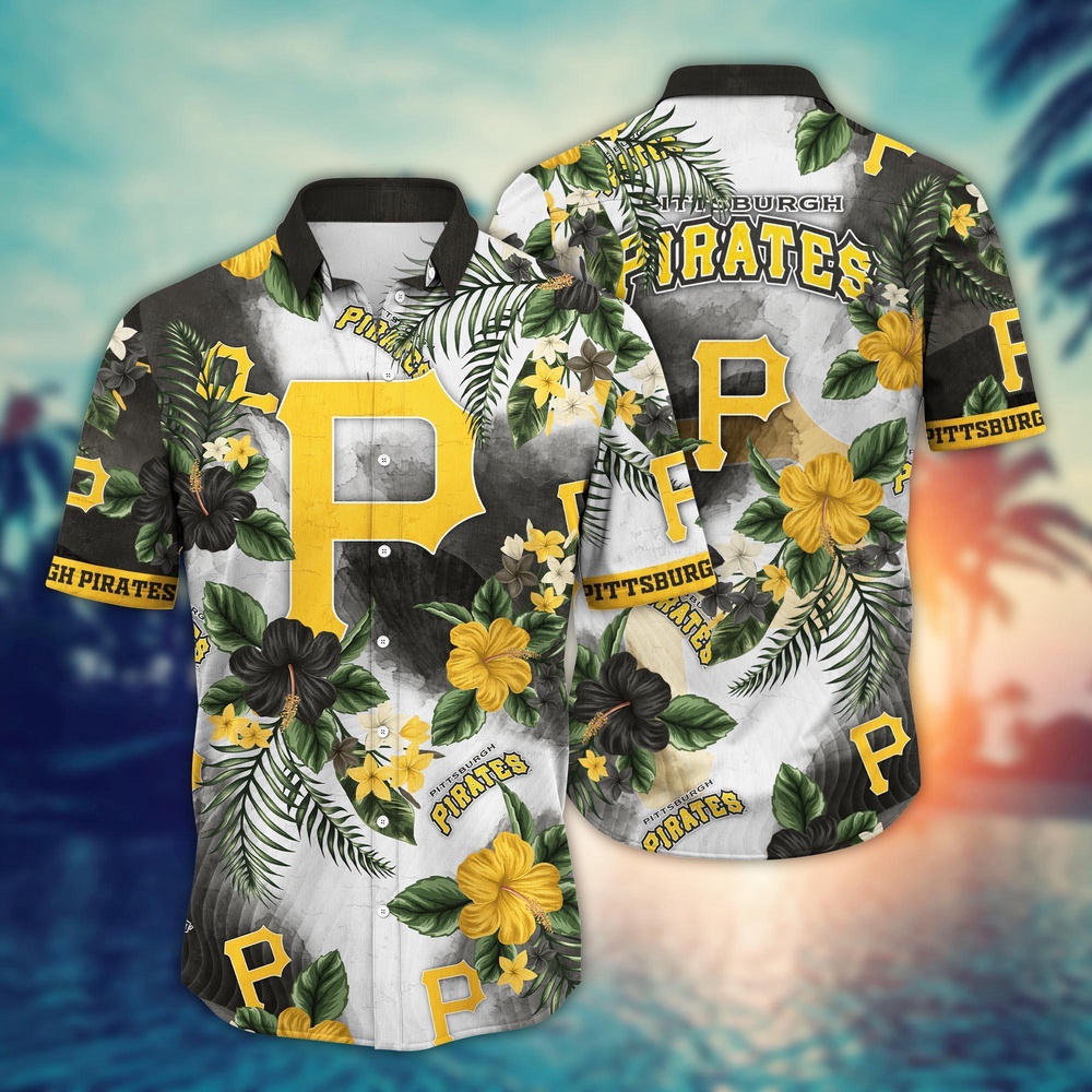 MLB Pittsburgh Pirates Hawaiian Shirt Pitch Perfect Bloom Gift For Fans