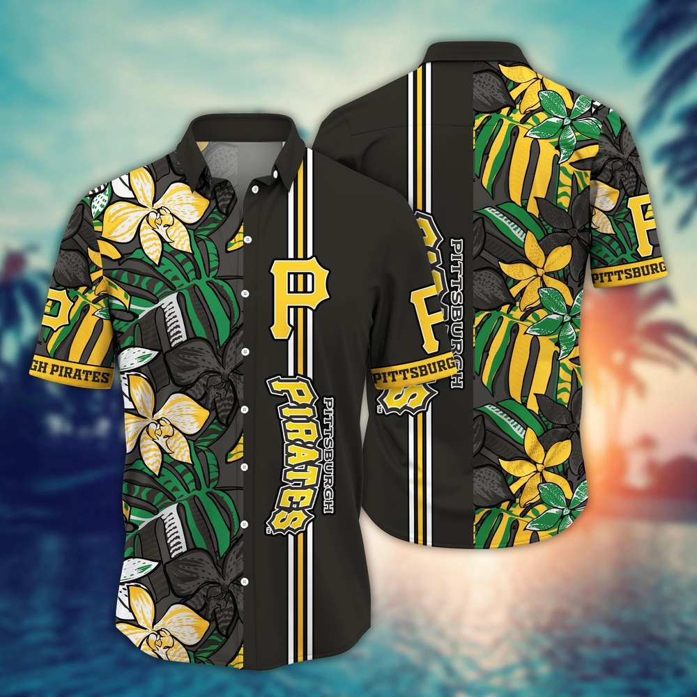 MLB Pittsburgh Pirates Hawaiian Shirt Summer Swirl Gift For Fans