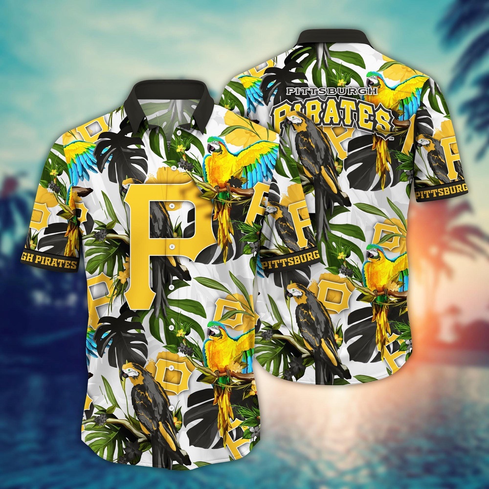 MLB Pittsburgh Pirates Hawaiian Shirt Victory In Bloom Gift For Fans