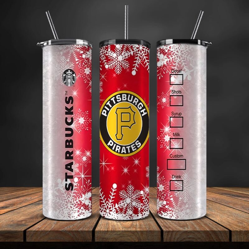 MLB Pittsburgh Pirates Skinny Tumbler Beverage Blissful Victory
