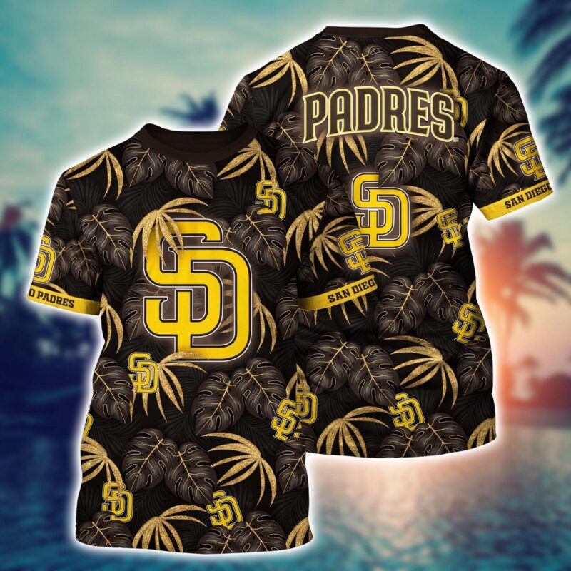 MLB San Diego Padres 3D T-Shirt Champion Comfort For Fans Baseball