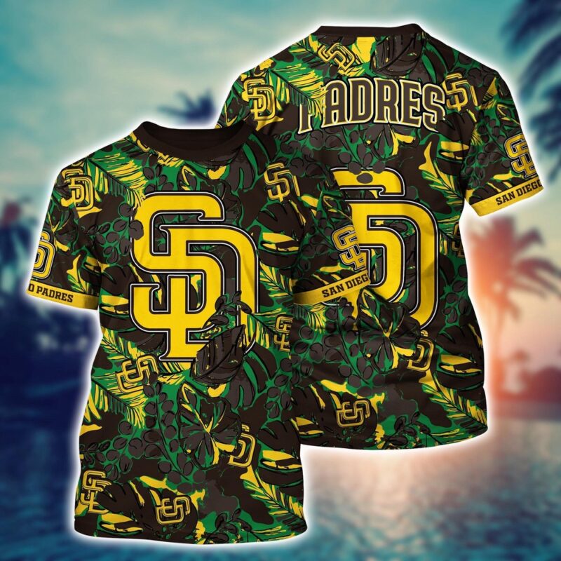MLB San Diego Padres 3D T-Shirt Sleek Baseball Vibes For Fans Baseball