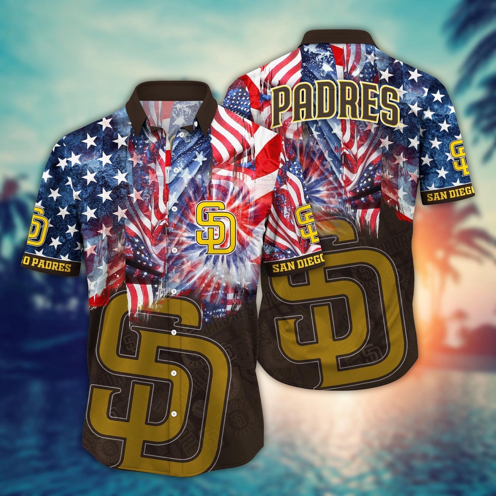 MLB San Diego Padres Hawaiian Shirt Flower Game Day Aloha MLB Style For Fans