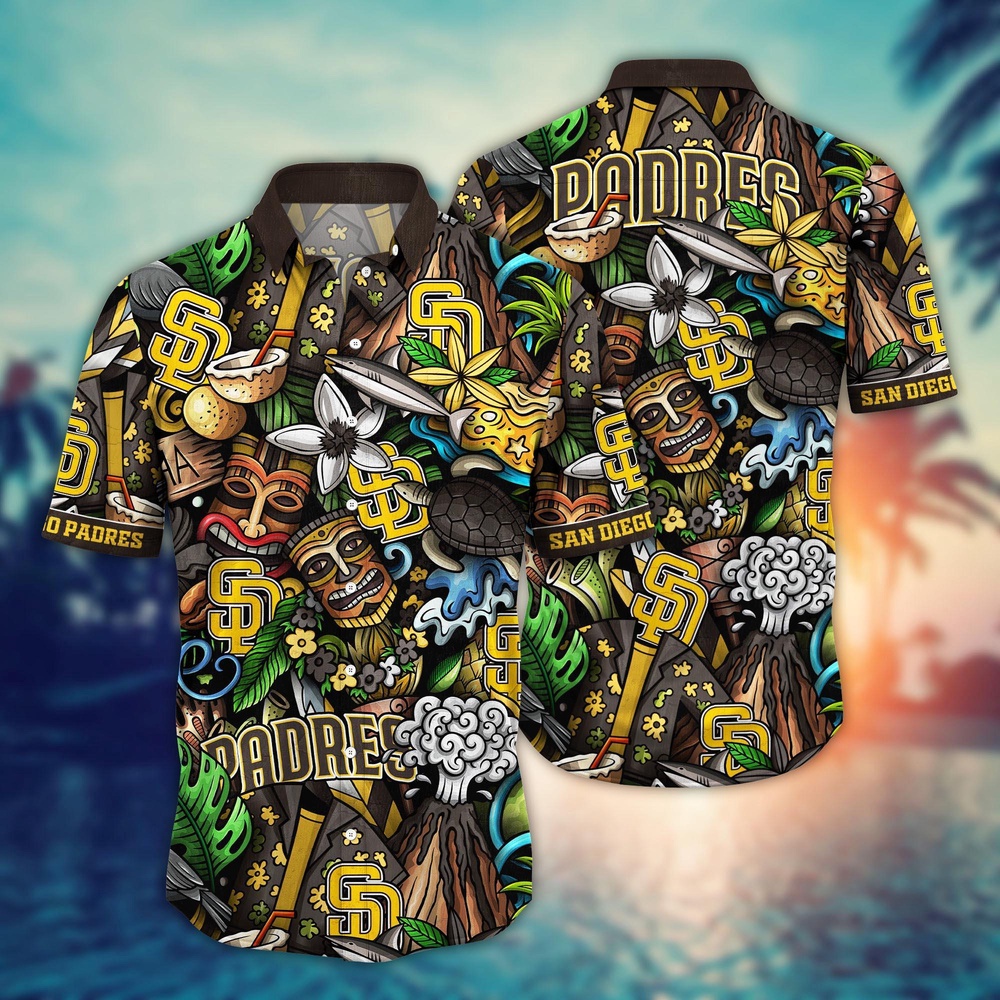 MLB San Diego Padres Hawaiian Shirt Flower Strike A Style Statement For Fans