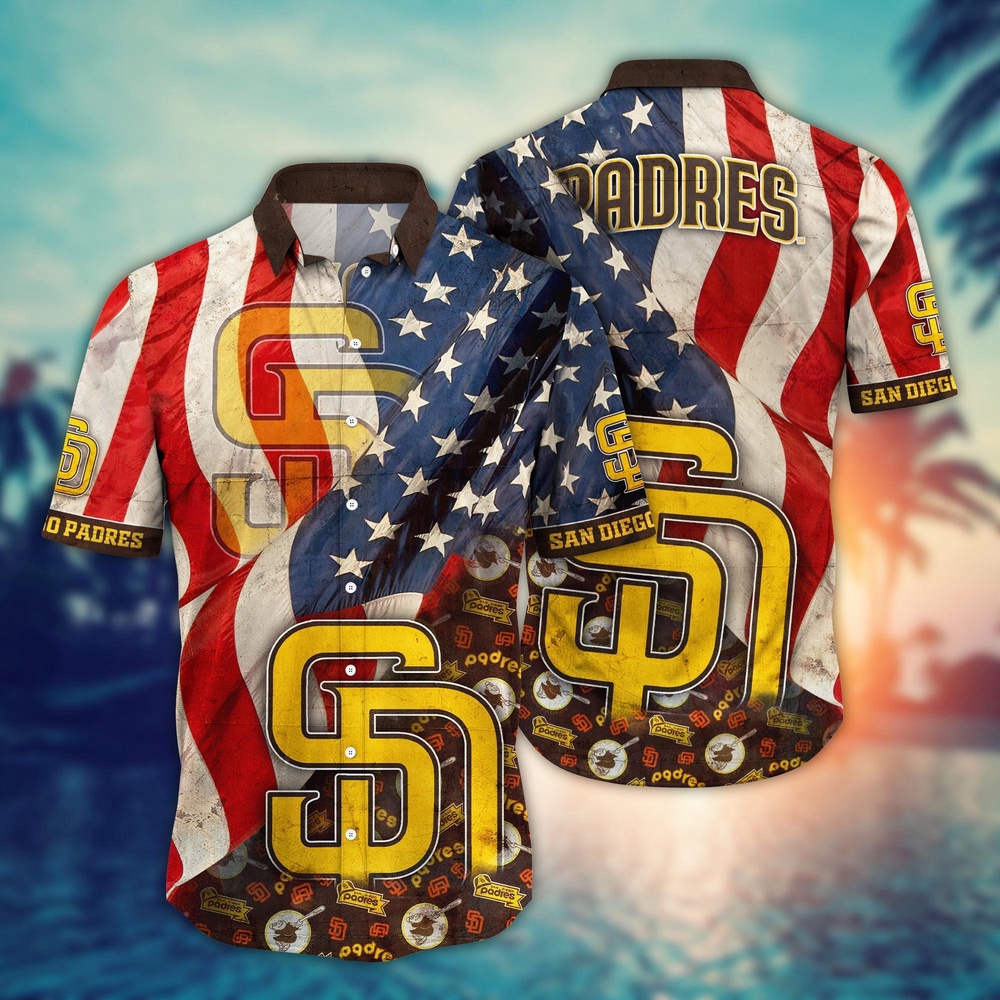 MLB San Diego Padres Hawaiian Shirt Flower Swing into Hawaiianan Chic For Fans