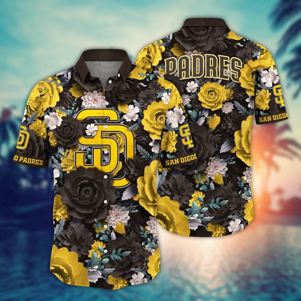 MLB San Diego Padres Hawaiian Shirt Home Run Style For Sport Fan