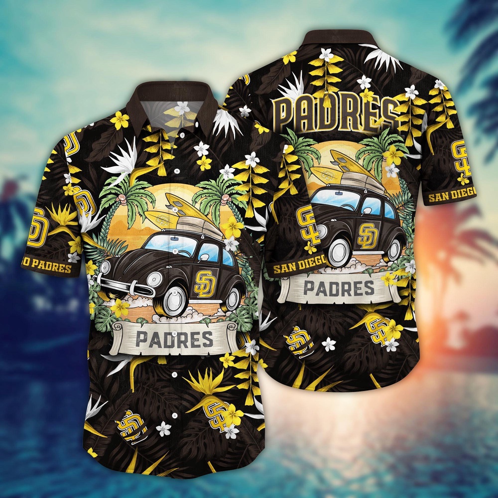 MLB San Diego Padres Hawaiian Shirt Summer Heatwave For Sports Fans