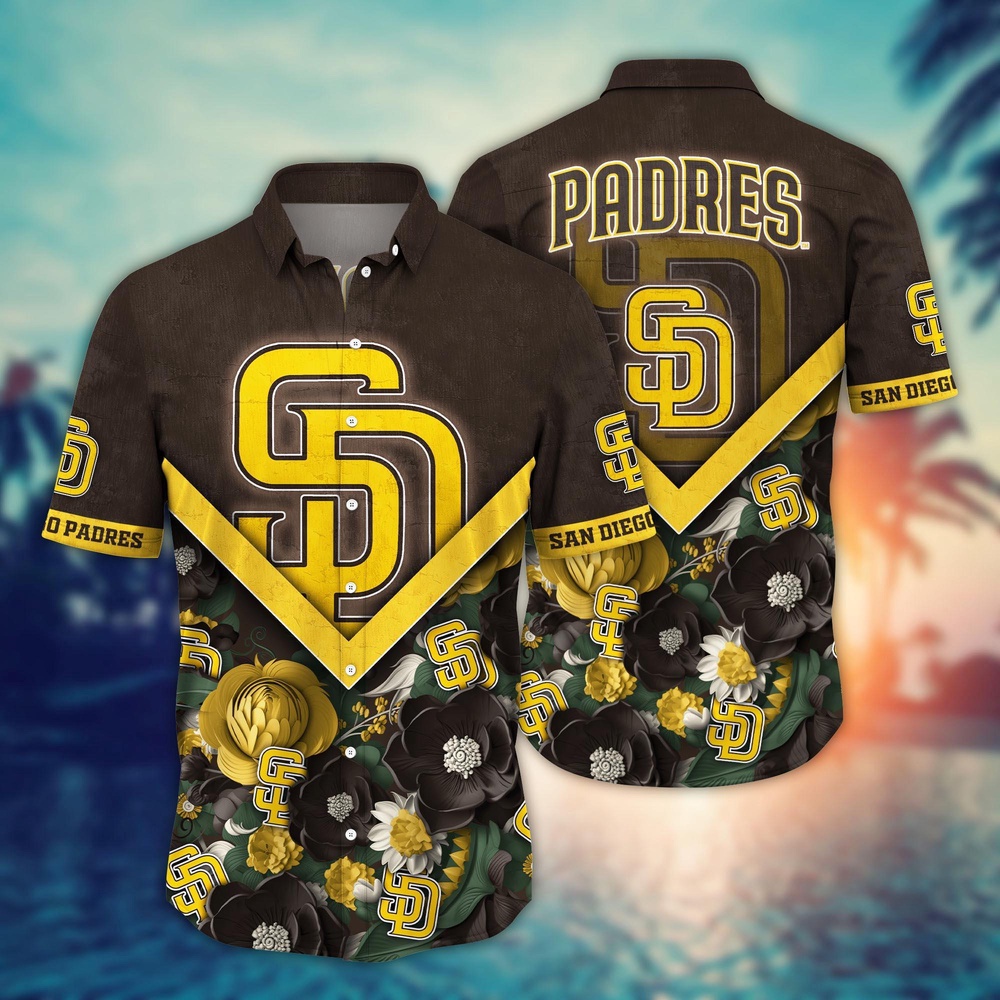 MLB San Diego Padres Hawaiian Shirt Summer Swing For Sport Fan