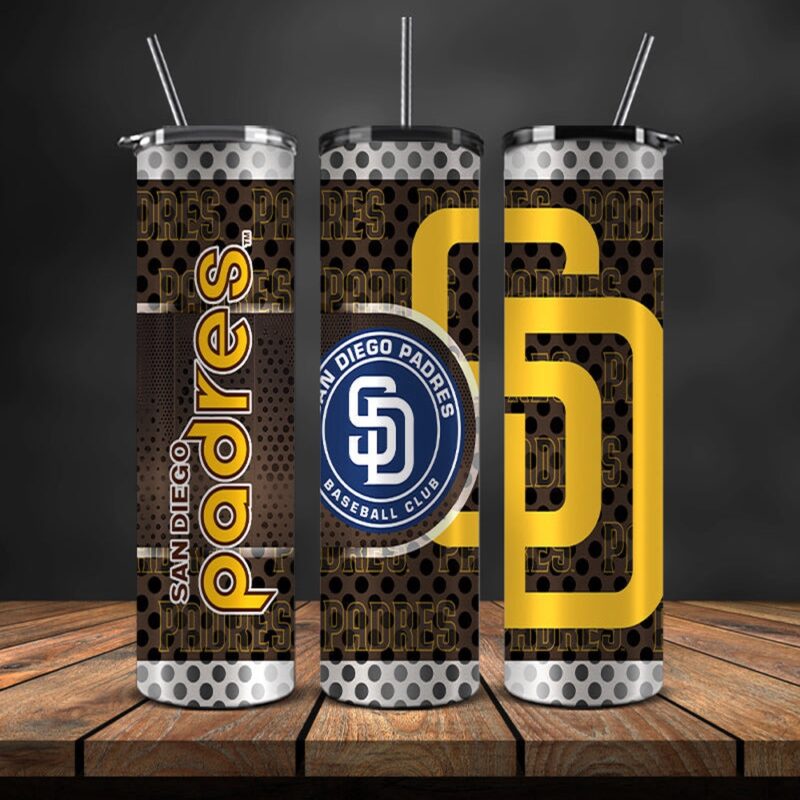 MLB San Diego Padres Skinny Tumbler Team Spirit Refreshment