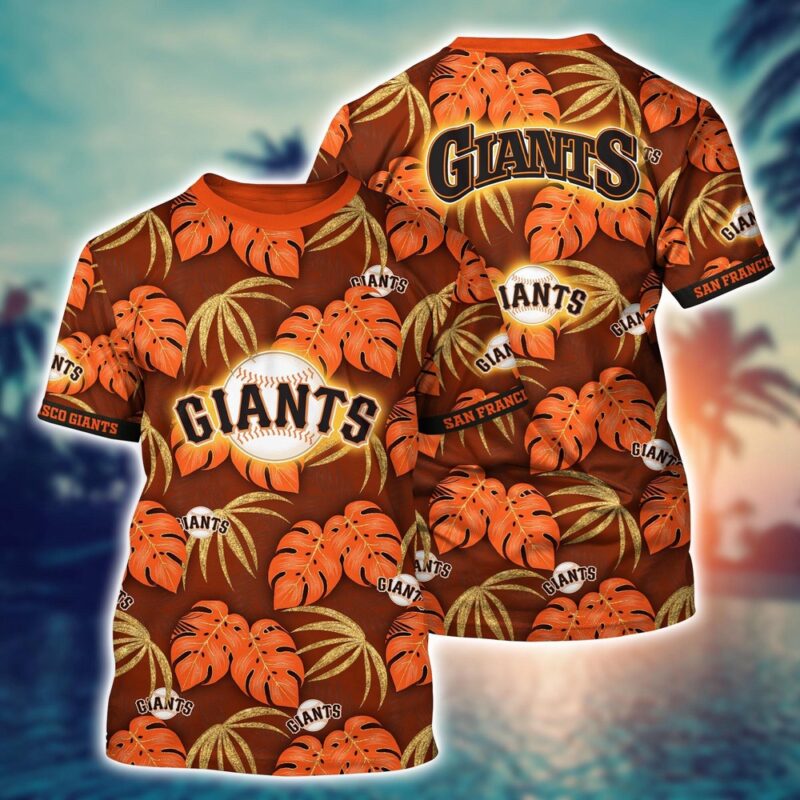 MLB San Francisco Giants 3D T-Shirt Champion Comfort For Fans Baseball